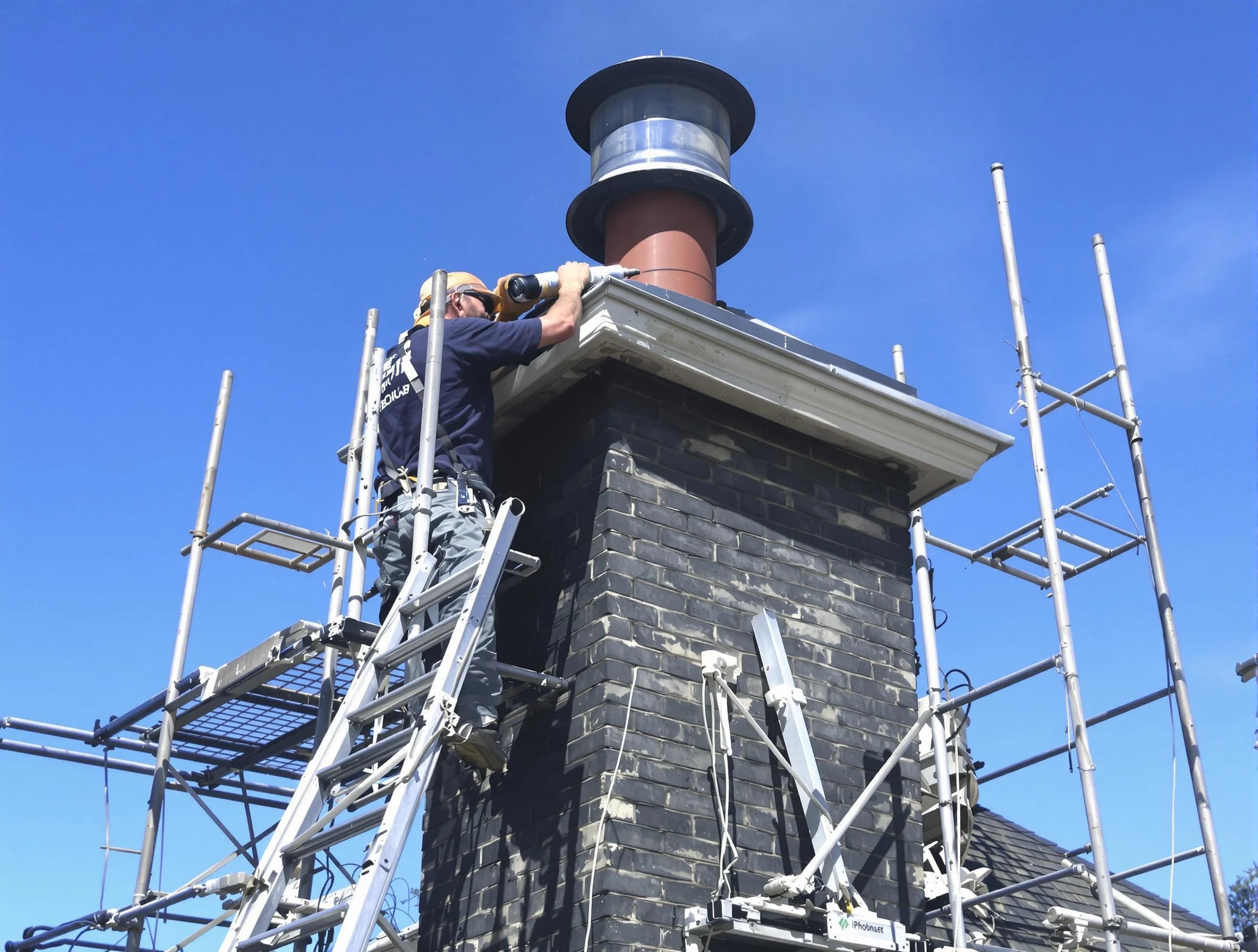 Sturdy chimney crown finished by Cumberland Chimney Sweep in Cumberland, RI