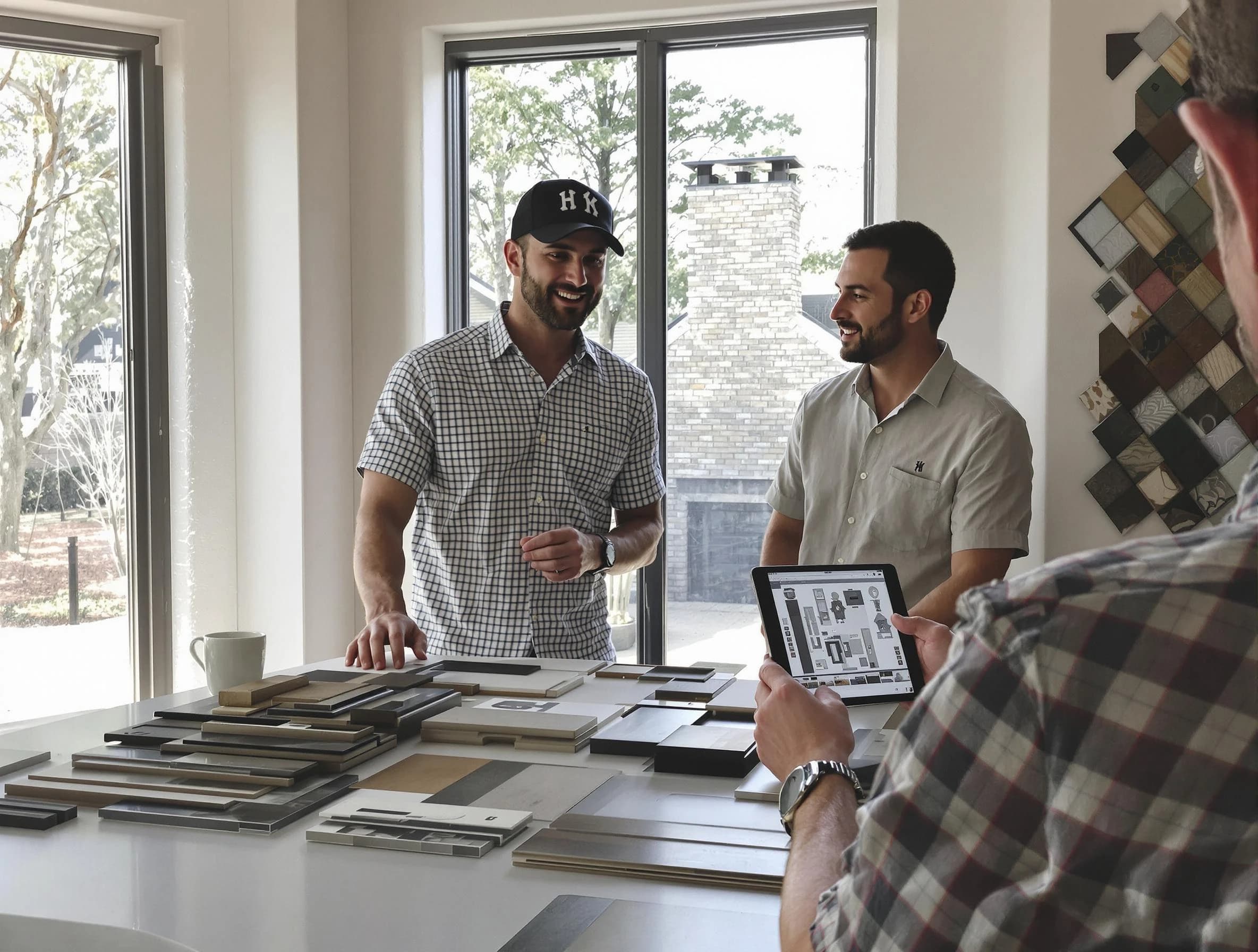 Cumberland Chimney Sweep remodeling a chimney and fireplace in Cumberland, RI