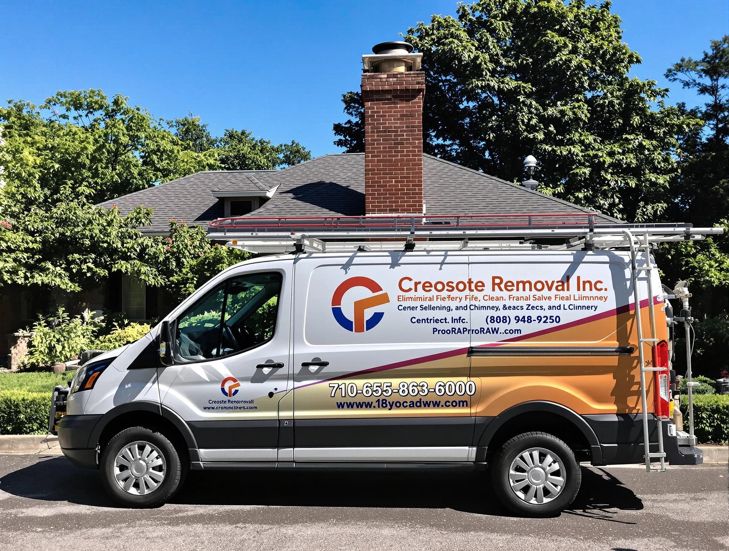Cumberland Chimney Sweep technician removing creosote safely in Cumberland, RI