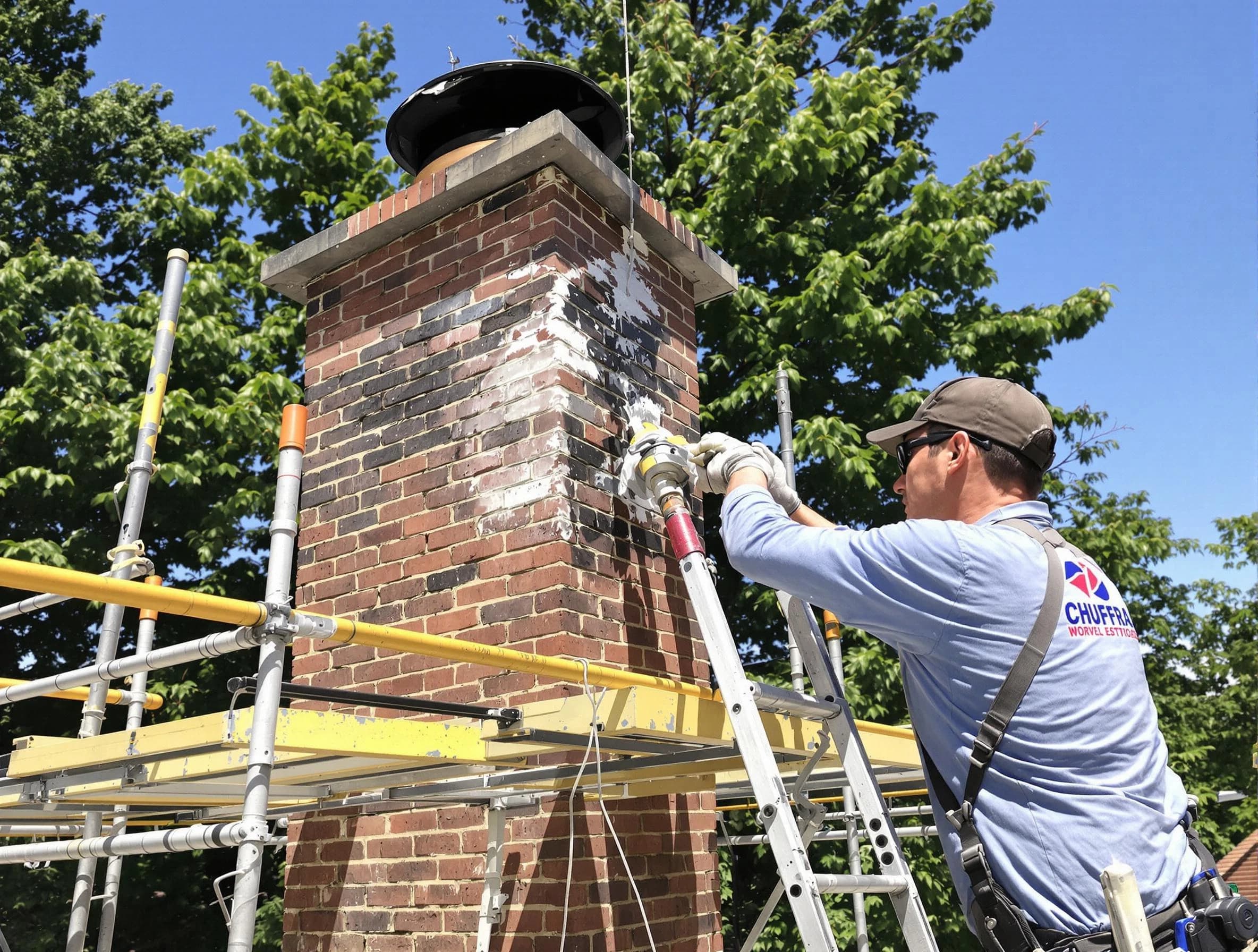Structural chimney repair by Cumberland Chimney Sweep in Cumberland, RI