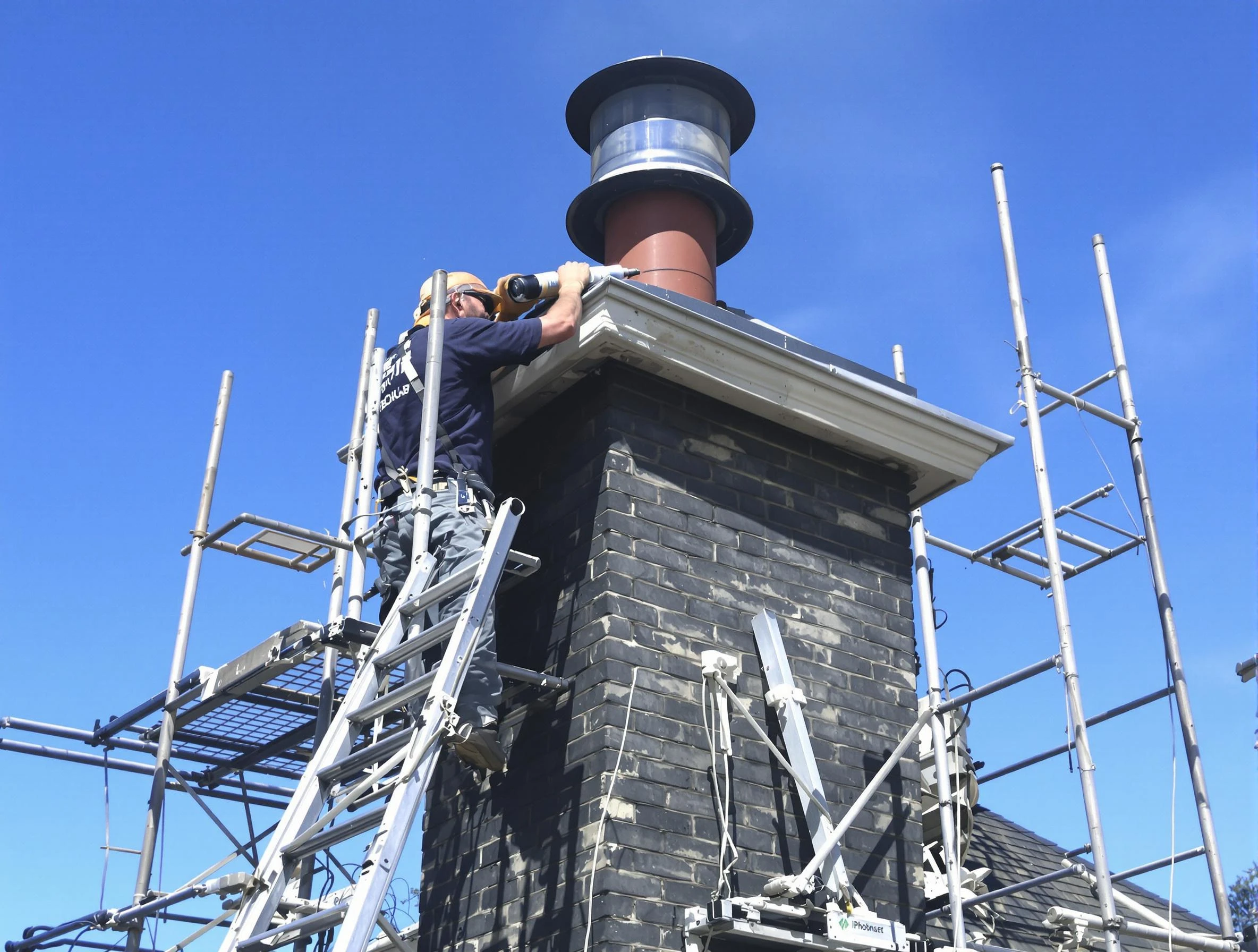 Sturdy chimney crown finished by Cumberland Chimney Sweep in Cumberland, RI