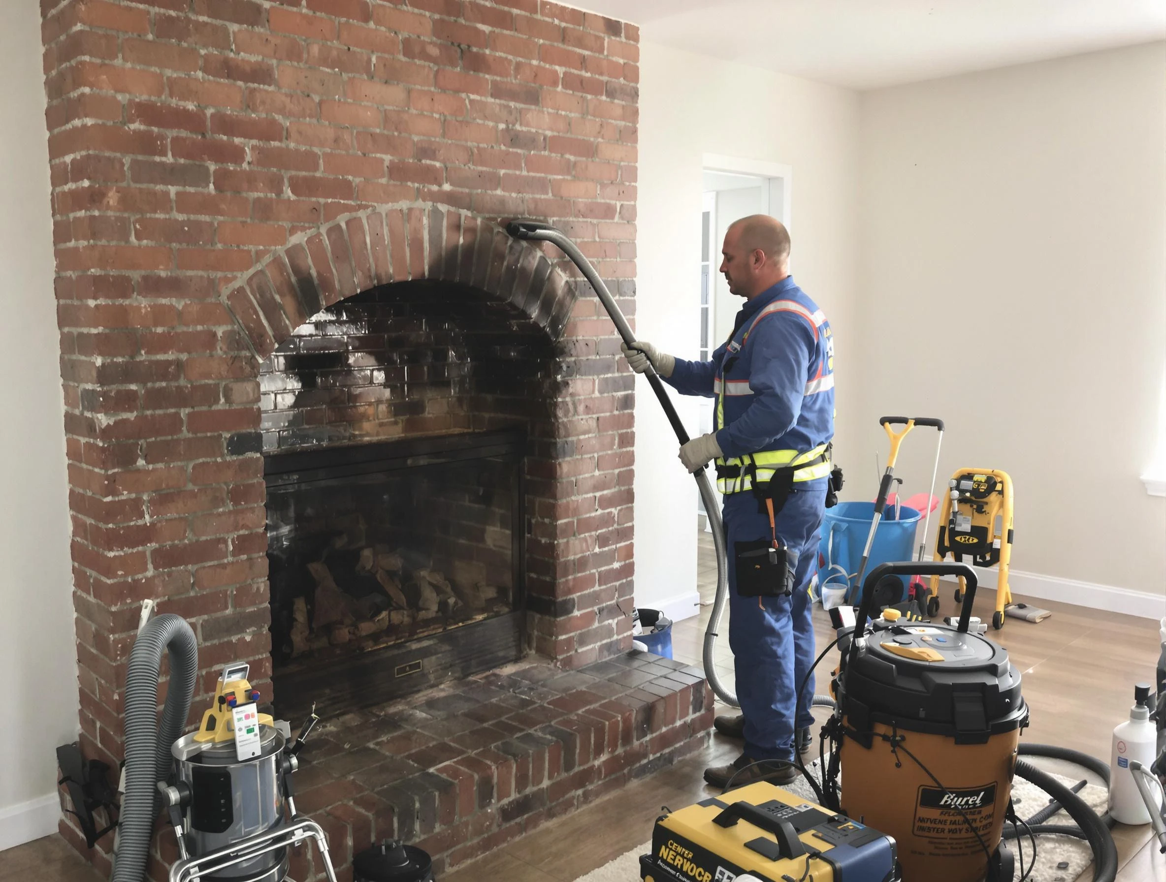 Cumberland Chimney Sweep expert performing detailed chimney sweep in Cumberland, RI